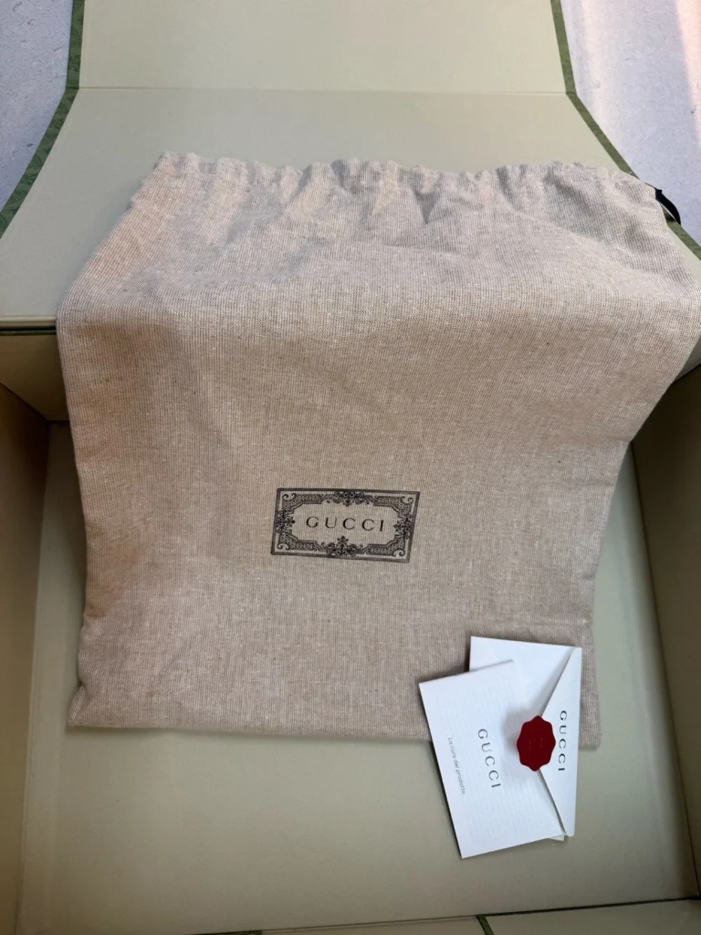 Gucci Blondie Black Leather Crossbody with Gold GG Charm Zippers - Picture 9 of 9